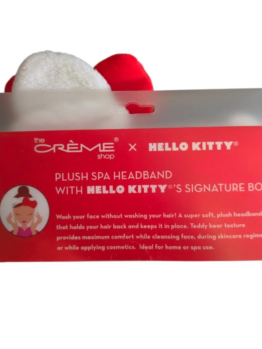 NWT Hello Kitty My Melody Crème Shop Plush Spa Headband Bundle Sanrio Limited